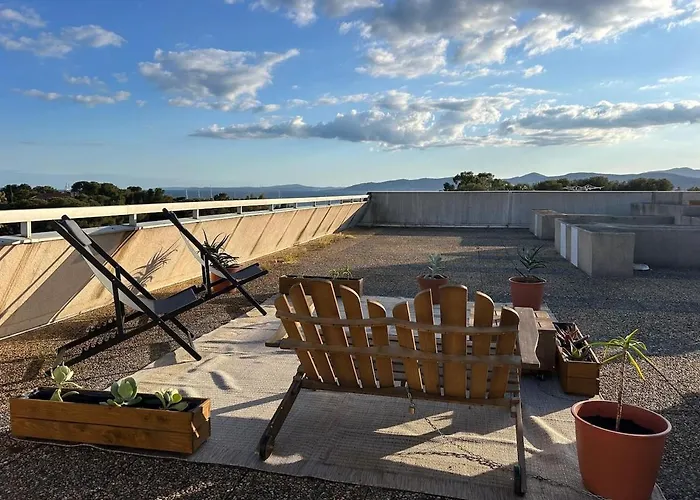 Apartamento Beautiful Private Rooftop With Sea View 4 People *